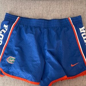 Blue and Orange Athletic Shorts